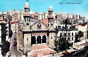 Alger - Cathedrale et Casbah - 1956